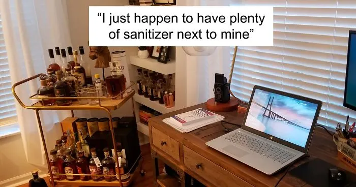 People Sick Of Seeing Glamorous Workspace Setups Share Their Reality Of Working From Home (30 Pics)