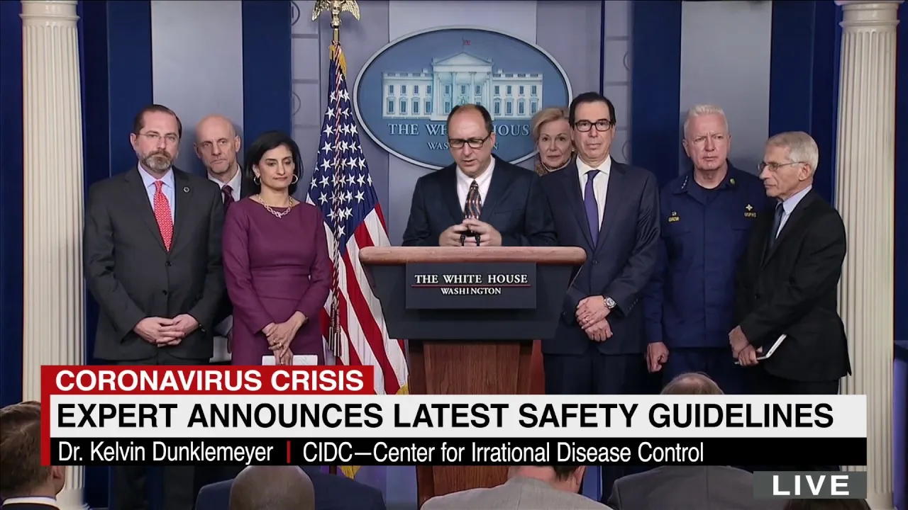 Ridiculous Coronavirus Press Conference (Parody)