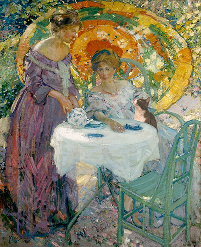 "Afternoon Tea" With Moochie, Richard Edward Miller