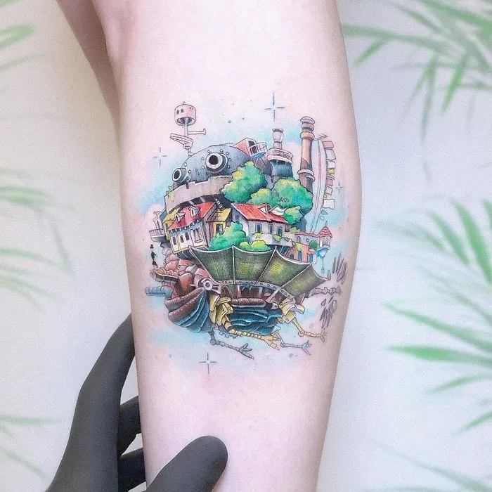 30 Colorful Micro Tattoos By Eden Kozokaro That Look Like Mini Pop Culture Paintings