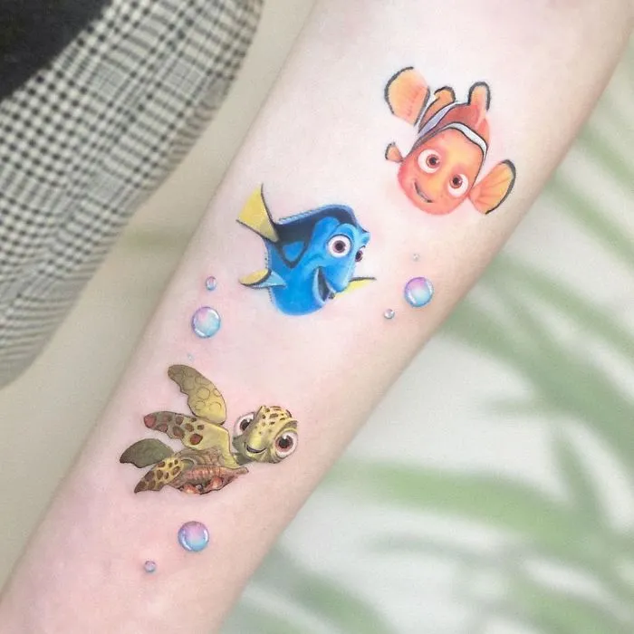 30 Colorful Micro Tattoos By Eden Kozokaro That Look Like Mini Pop Culture Paintings