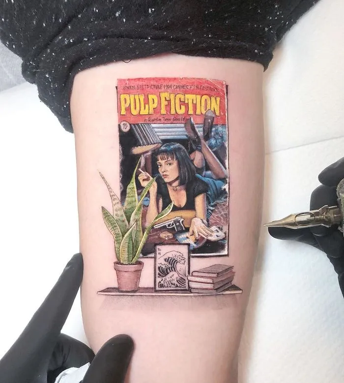 30 Colorful Micro Tattoos By Eden Kozokaro That Look Like Mini Pop Culture Paintings