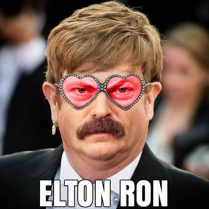 Elton John And Nick Offerman