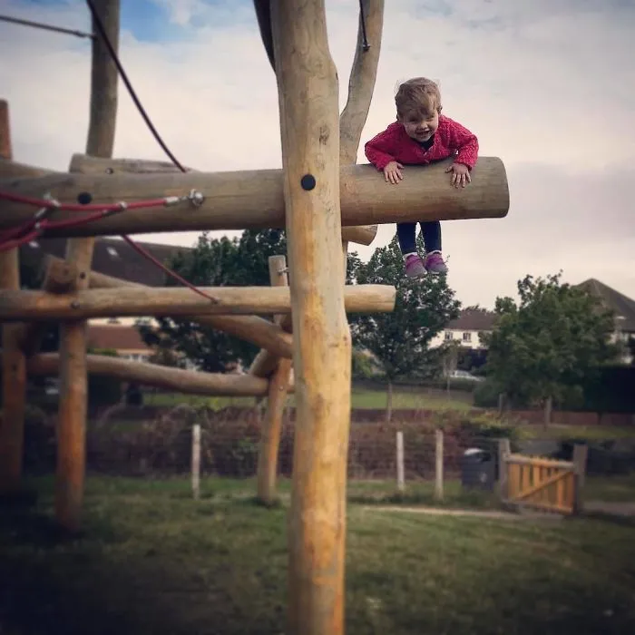Saturday Morning Hanging Out In The Playground