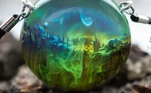 Russian Couple Places Tiny Fantasy-Inspired Worlds Into Their Jewelry And Decor Pieces (69 Pics)