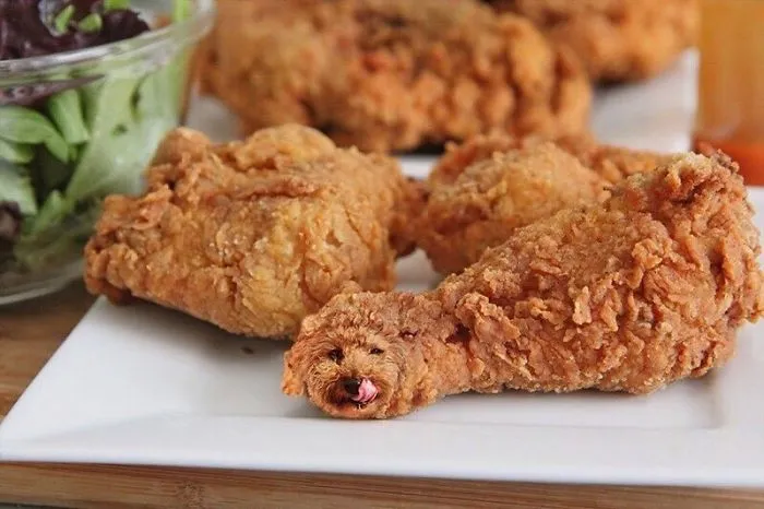 Instagram Account Photoshops Dogs Into Food And It's Hilariously Weird (90 Pics)
