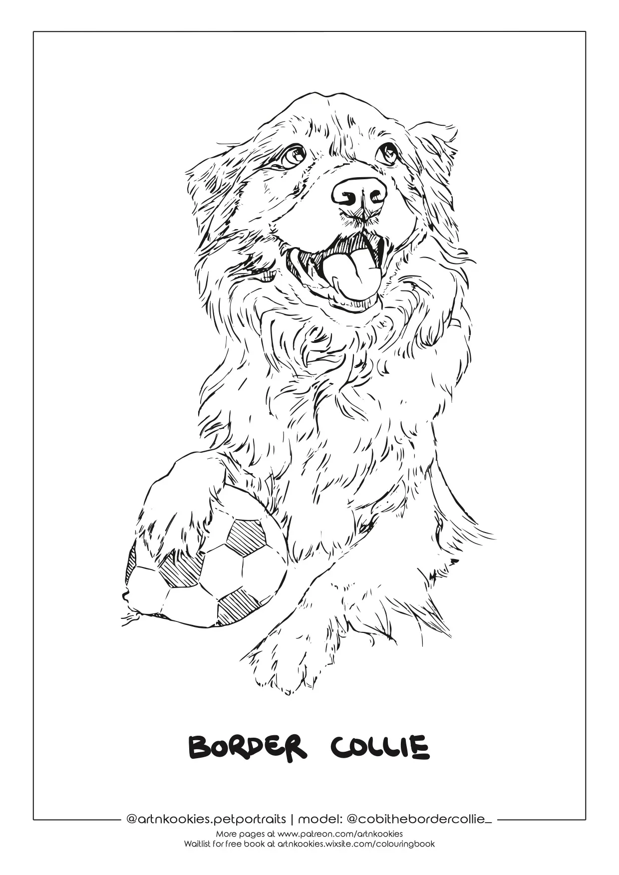 I'm Making Free Colouring Pages Of Your Best Furriends (Send Me Your Dog Pics)