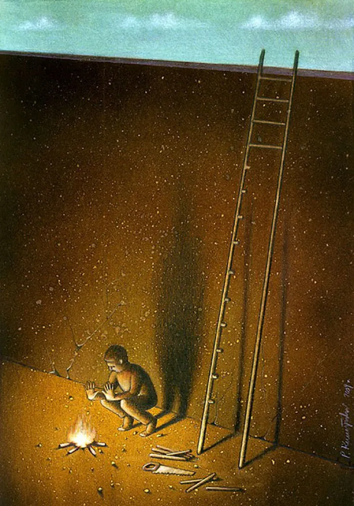 Polish Artist Creates 30 Uncomfortably Accurate Metaphors About The Ills Of Our Society (New Pics)