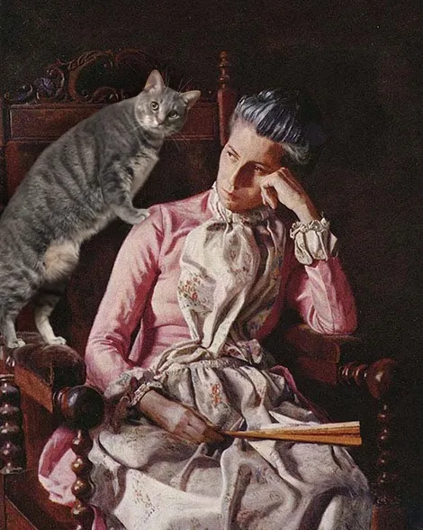 "Miss Amelia Van Buren" With Lawrence, Thomas Eakins