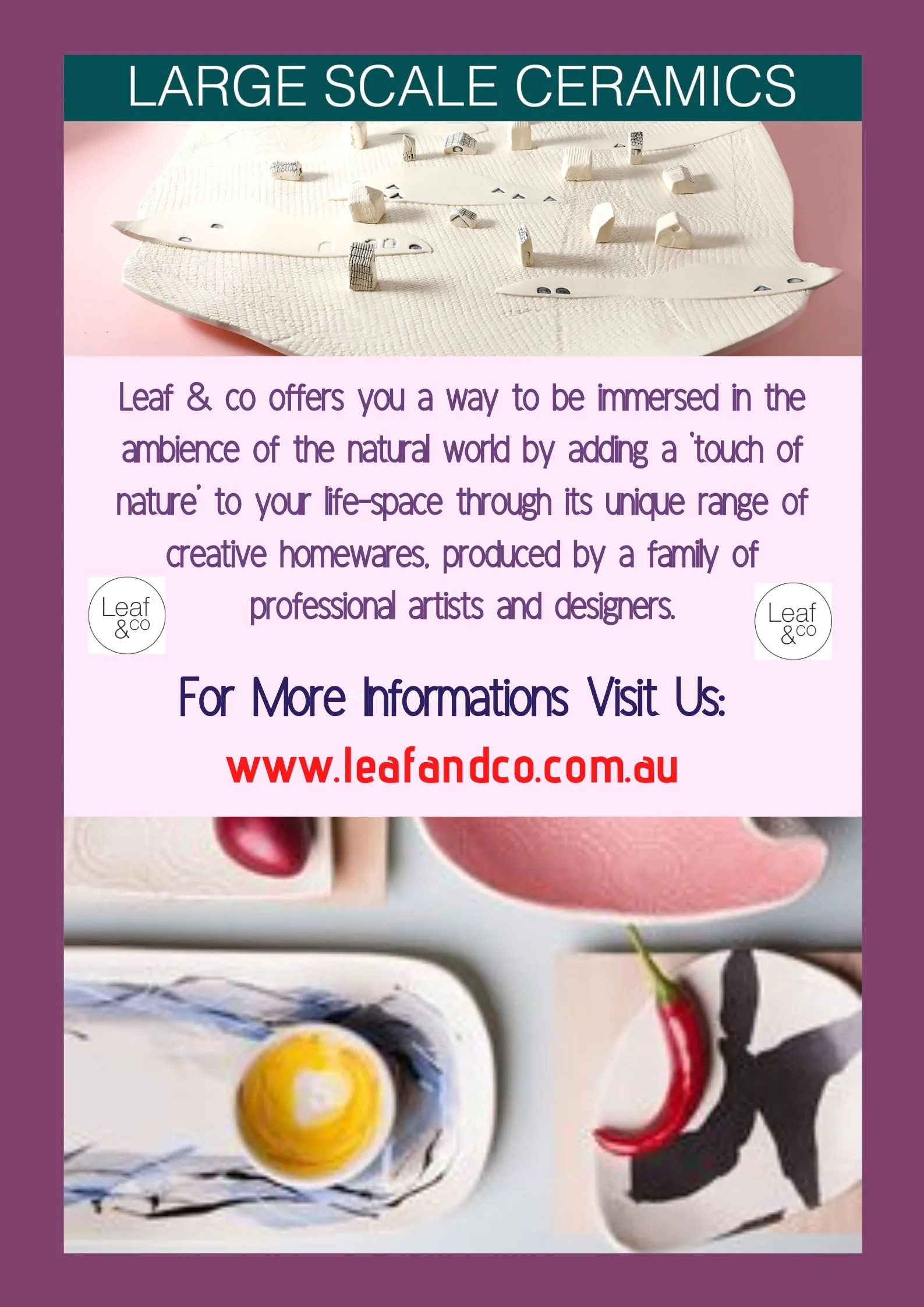 Pottery For The Planet - Leaf & Co
