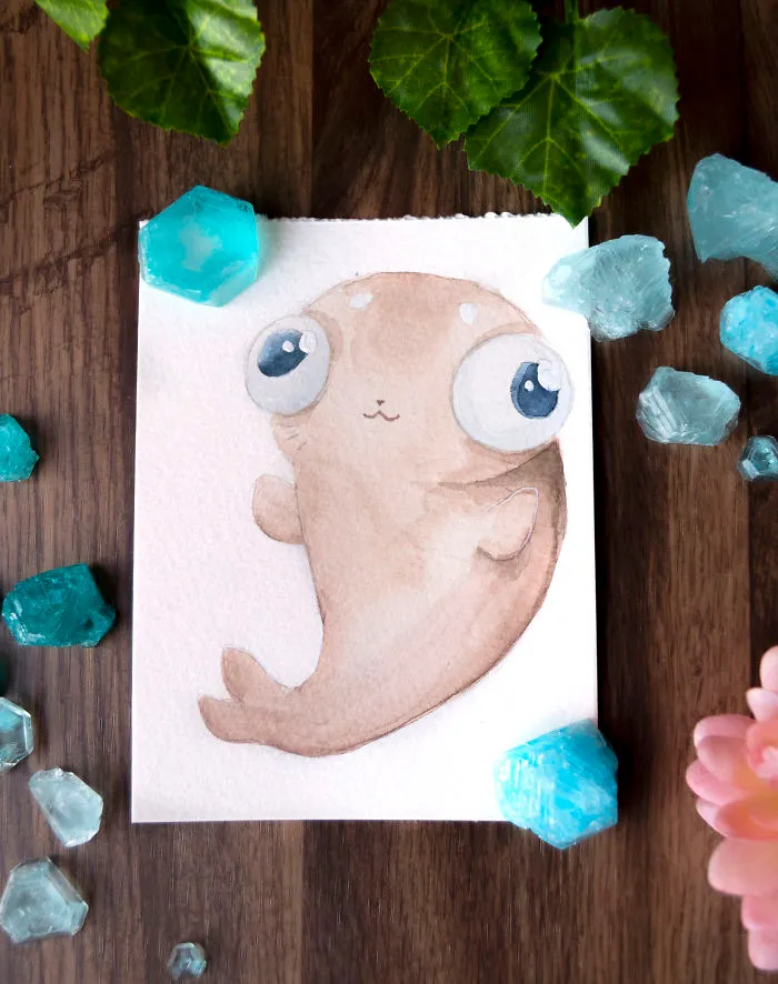 I Try To Make Your Day Better With These Paintings Of Derpy Animals I Made (12 Pics)