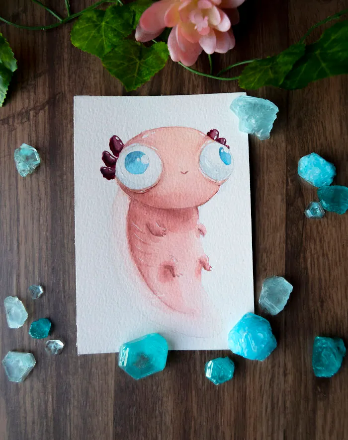 I Try To Make Your Day Better With These Paintings Of Derpy Animals I Made (12 Pics)