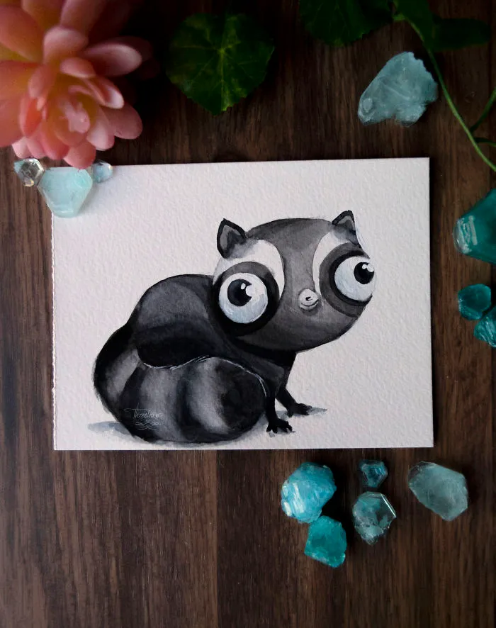 I Try To Make Your Day Better With These Paintings Of Derpy Animals I Made (12 Pics)