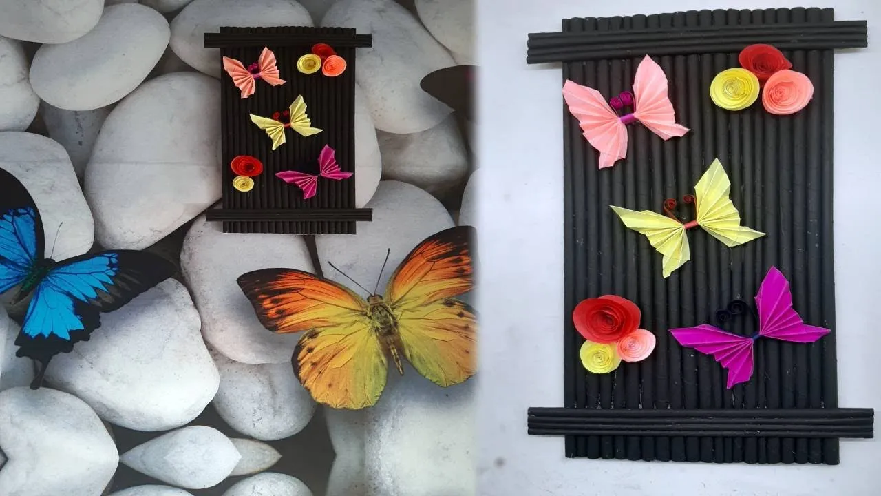 Make Awesome Photo Frame With Paper Sticks