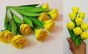 How To Make Realistic And Easy Paper Roses Complete Tutorial