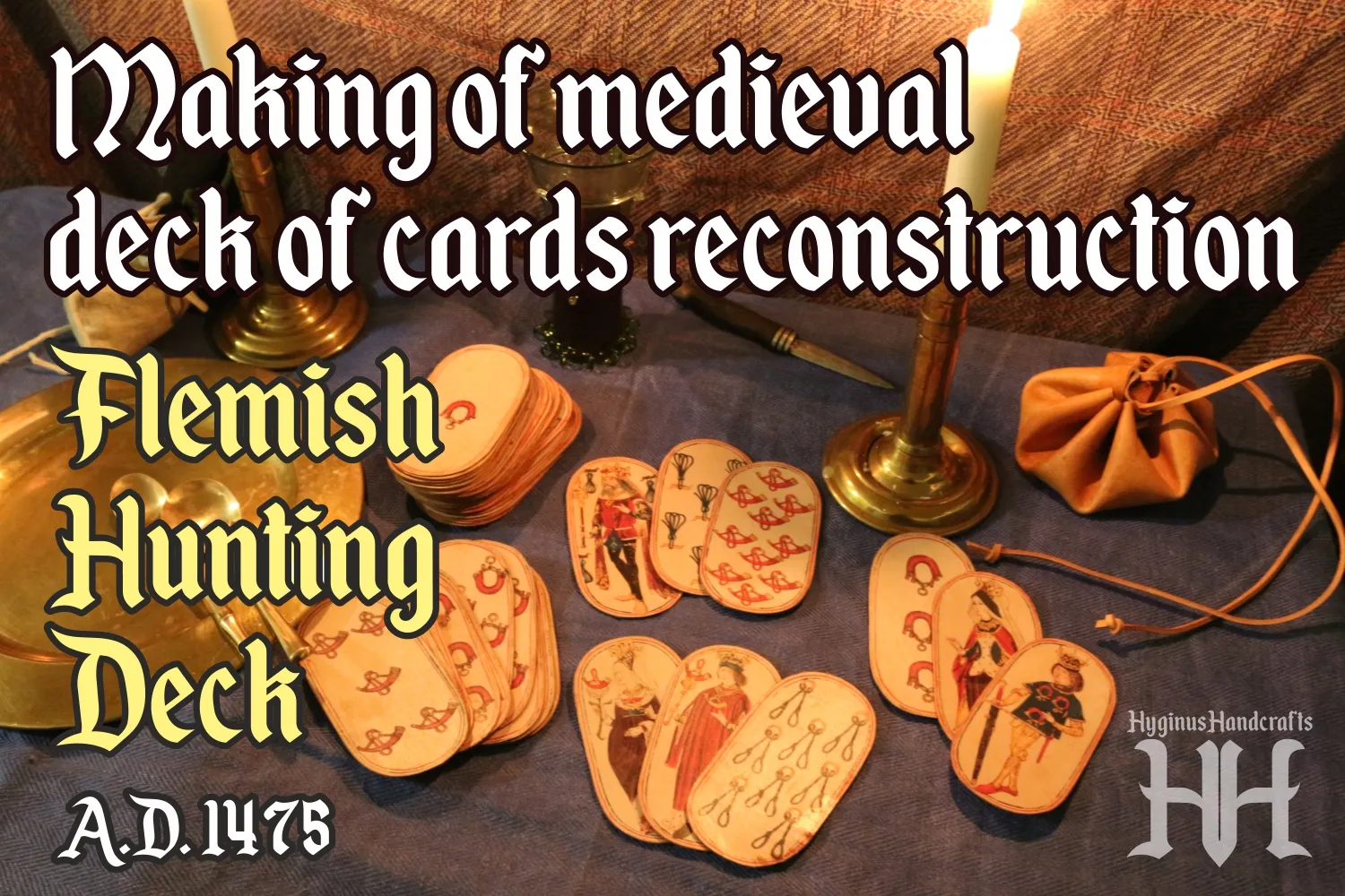 I Spent 4 Days Making This Reconstruction Of Medieval Deck Of Cards. Made Video Of Every Step, This Is A True Reenactment!