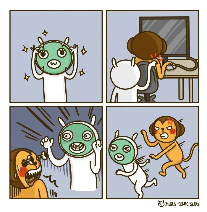 I Am Illustrating Adventures With My Husband, Here's 23 Comics Depicting How We Spent The Days During Quarantine