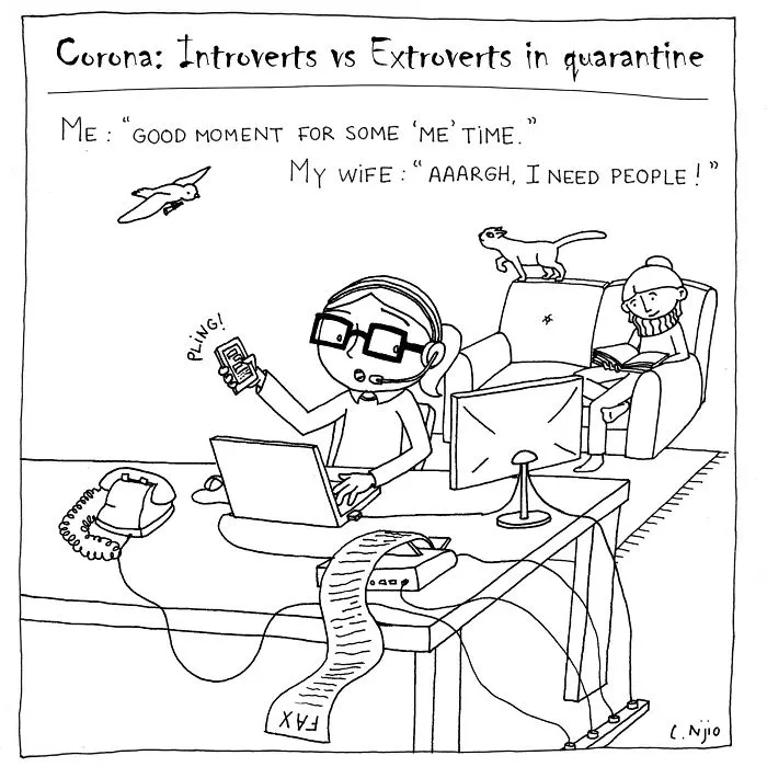 Introverts vs. Extroverts In Quarantine