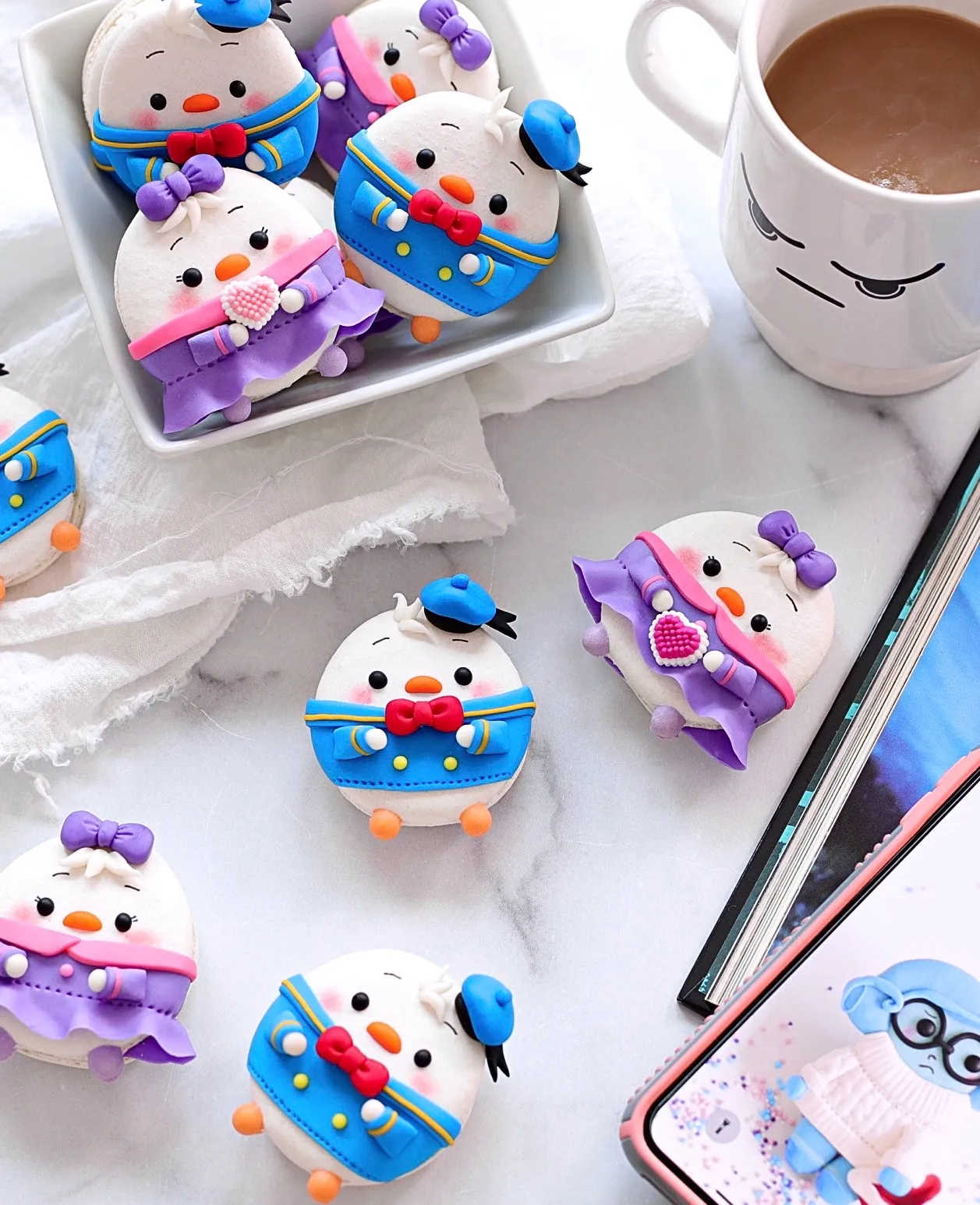 Cute Characters Macarons To Cheer You Up During Quarantine.