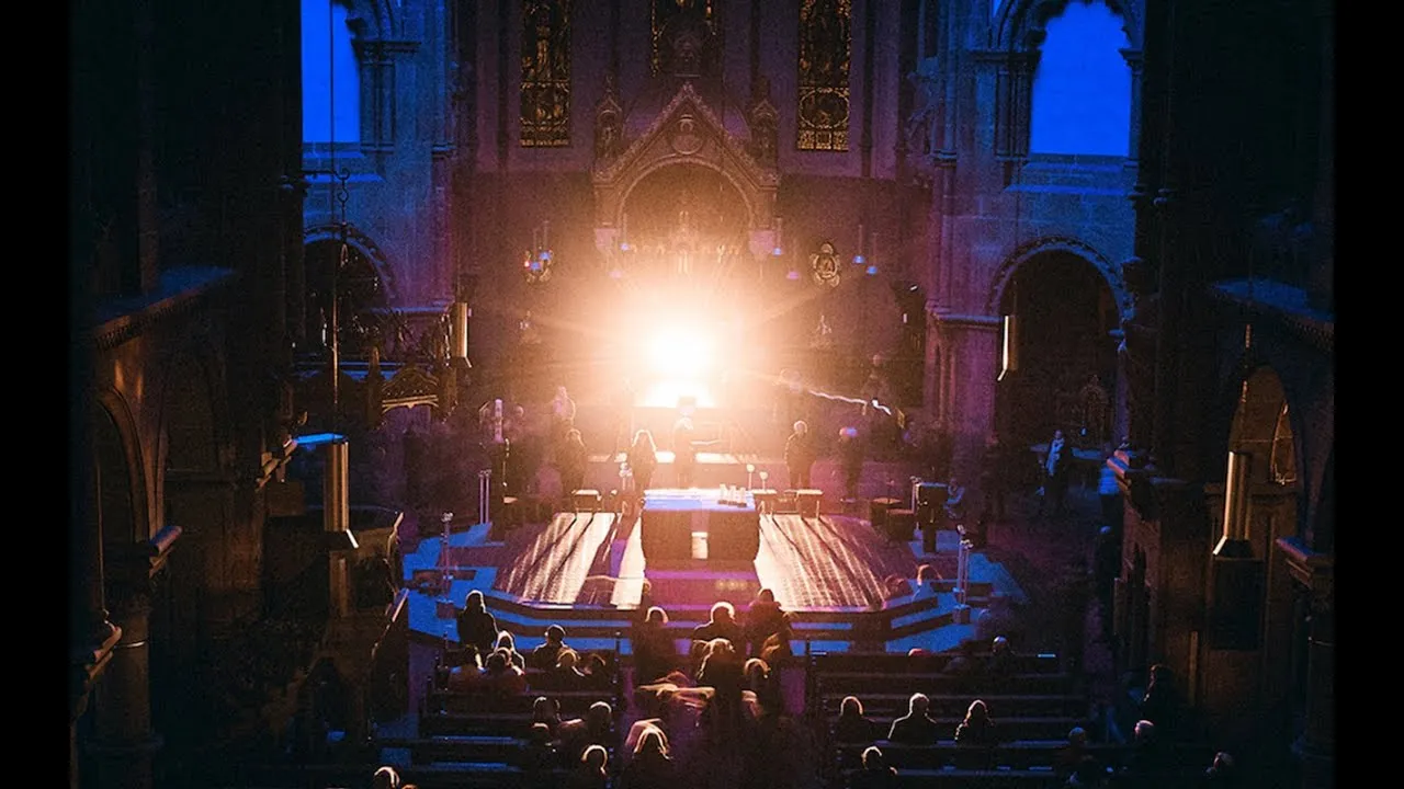 Blinding Lights And Immersive Sounds Evoke Essential Questions In Church.