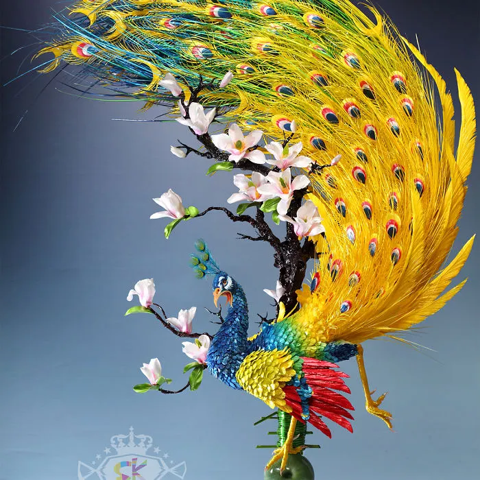57 Incredibly Detailed Cake Decorations By Chinese Patissier