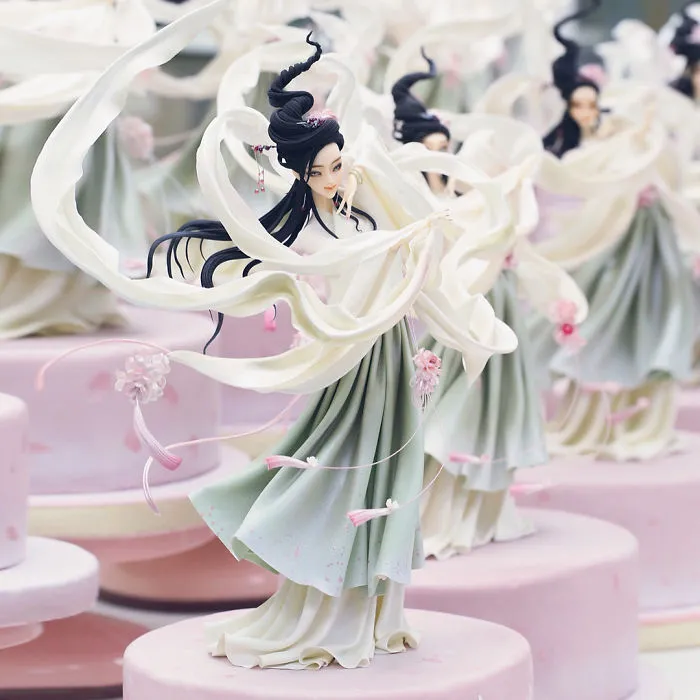 57 Incredibly Detailed Cake Decorations By Chinese Patissier