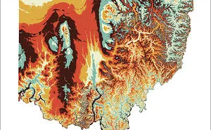 I'm Making Artistic Interpretations Of The Topography Of Each Us State.