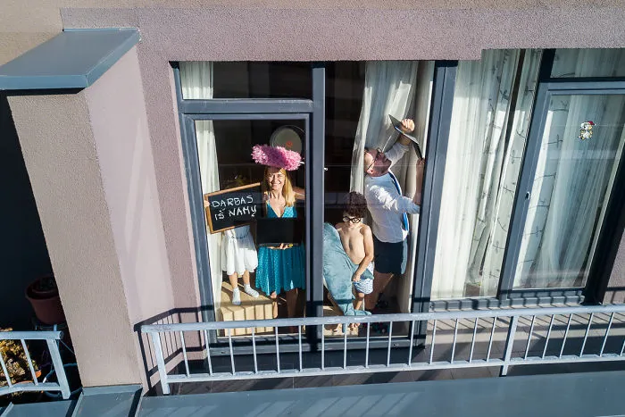 16 Quarantine Portraits That I Took With A Drone To Show Everyone That It Can Be Fun