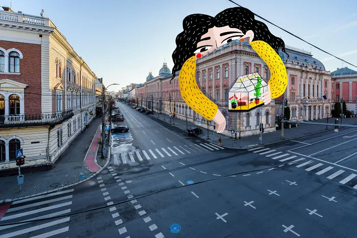 We Gave Local Illustrators Our Pictures Of The Empty City And Asked Them To Add Their Own Touch (24 Pics)