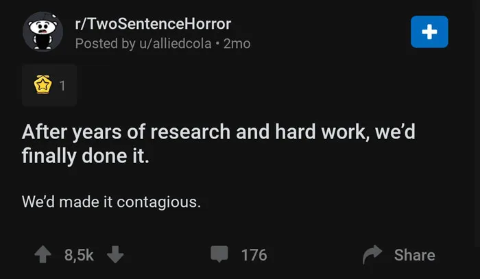 30 Two-Sentence Horror Stories To Send Shivers Down Your Spine (New Posts)