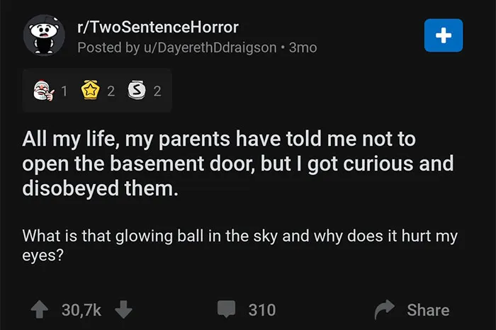 30 Two-Sentence Horror Stories To Send Shivers Down Your Spine (New Posts)