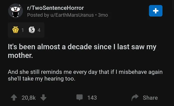 30 Two-Sentence Horror Stories To Send Shivers Down Your Spine (New Posts)