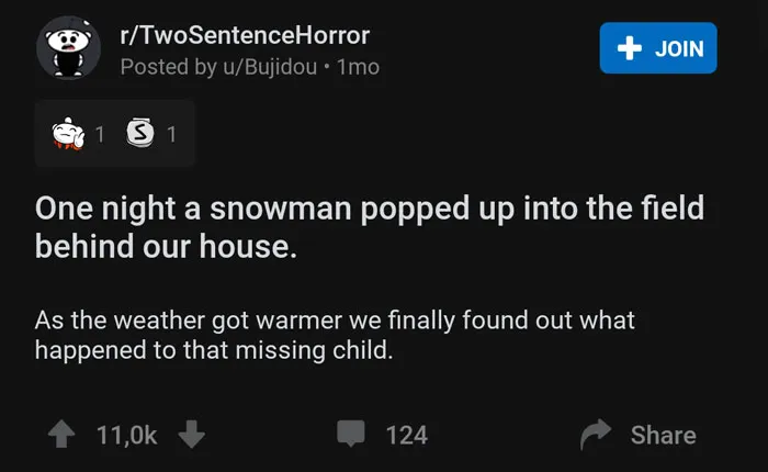 30 Two-Sentence Horror Stories To Send Shivers Down Your Spine (New Posts)
