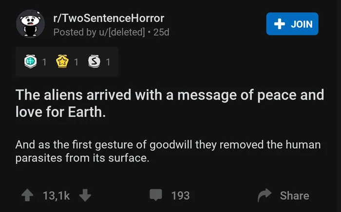 30 Two-Sentence Horror Stories To Send Shivers Down Your Spine (New Posts)