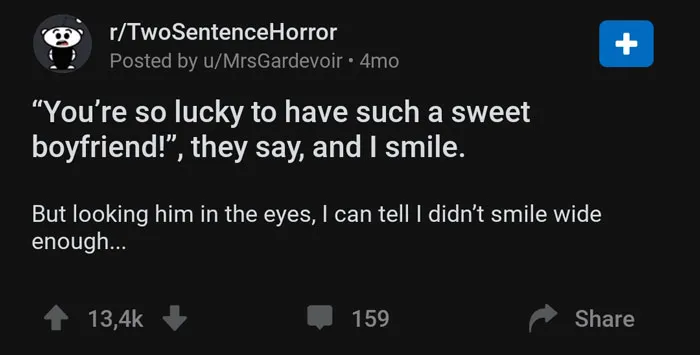 30 Two-Sentence Horror Stories To Send Shivers Down Your Spine (New Posts)