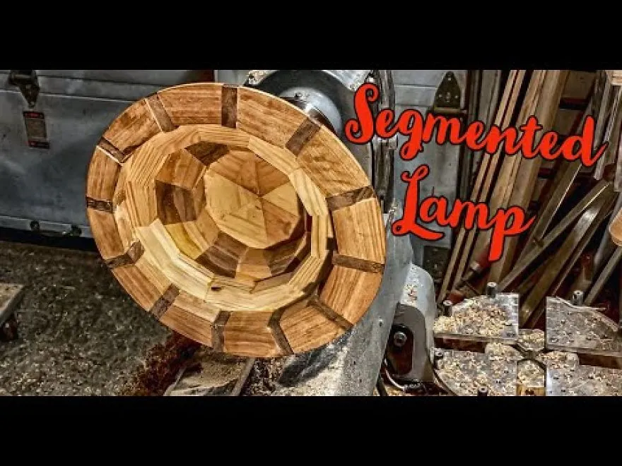 Woodturning - Segmented Lamp