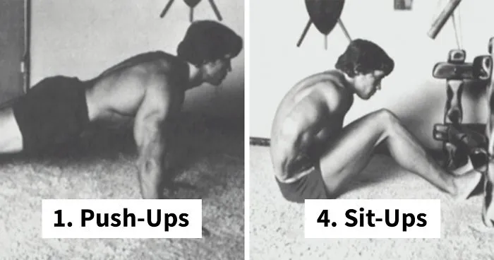 Arnold Schwarzenegger Shared Vintage 1977 Photos Of Himself Illustrating His Iconic 9-Step No-Gym Workout