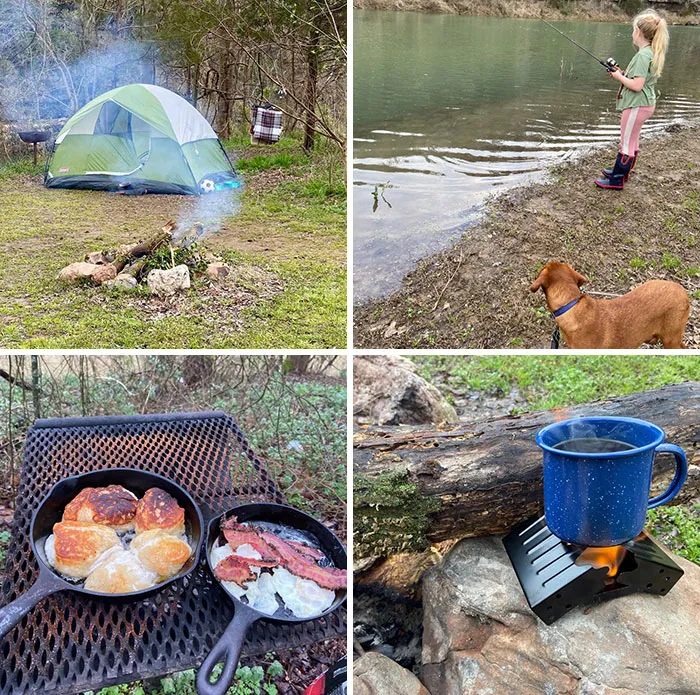For My Daughter’s 12th Birthday I Got Her A Dog And Took Her Camping And Fishing. Not Something I’ve Ever Done Alone
