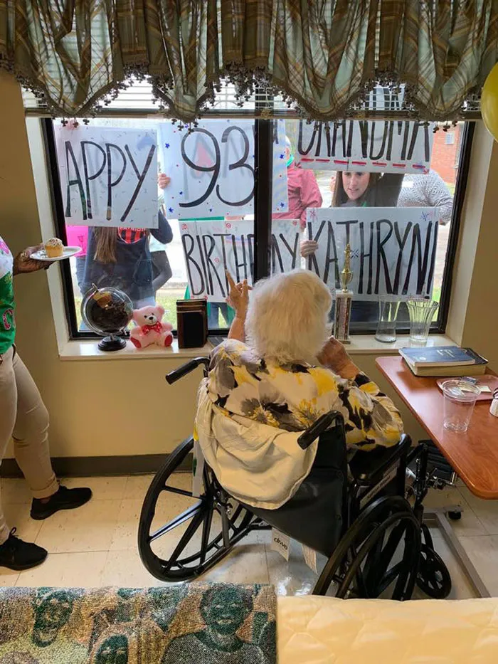 Ms. Kathryn Was Still Able To Celebrate Her 93rd Birthday With Her Family Even During The Quarantine