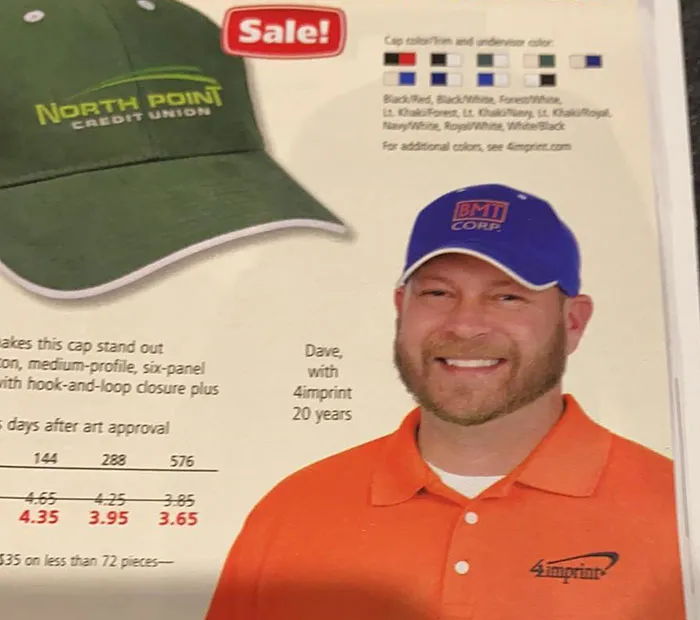Dave, With 4imprint 20 Years