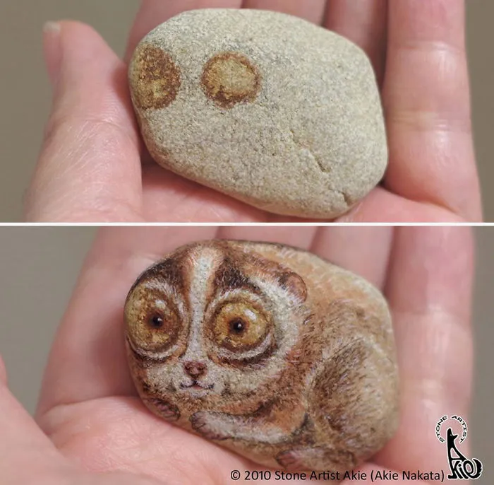 Japanese Artist Brings Stones To Life By Turning Them Into Animals That Fit In The Palm Of Your Hand (30 New Pics)
