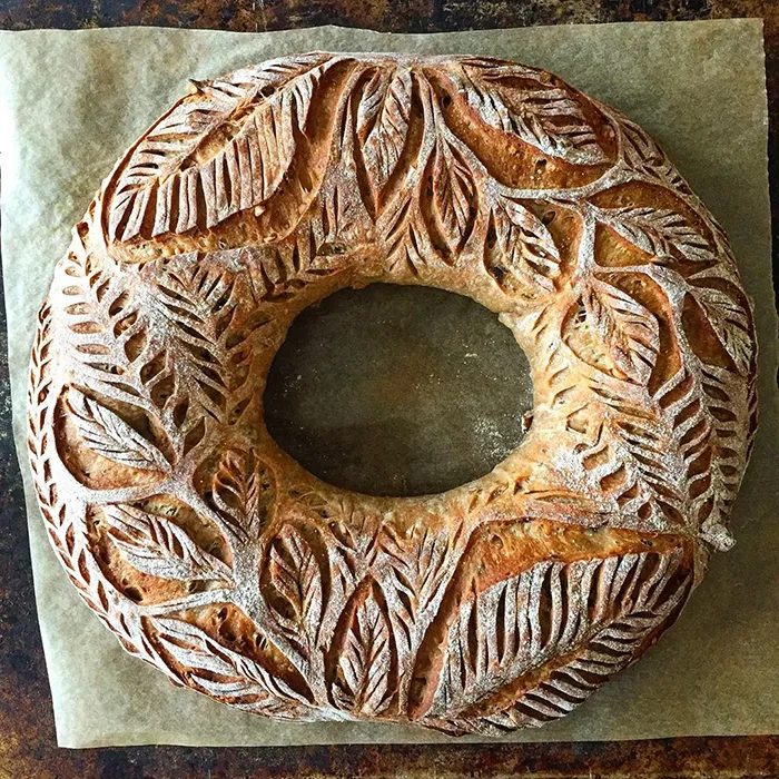 110k People Are Following This Baker Who Creates Intricate Designs Out Of Homemade Bread