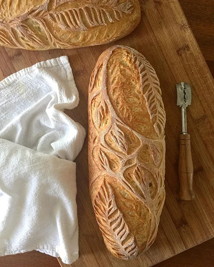 110k People Are Following This Baker Who Creates Intricate Designs Out Of Homemade Bread