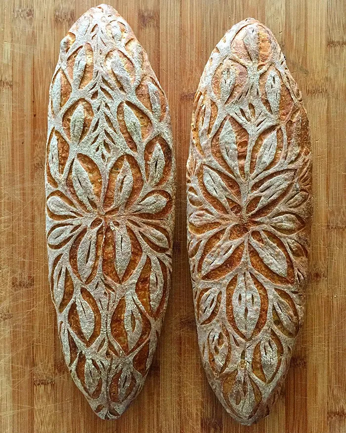 110k People Are Following This Baker Who Creates Intricate Designs Out Of Homemade Bread