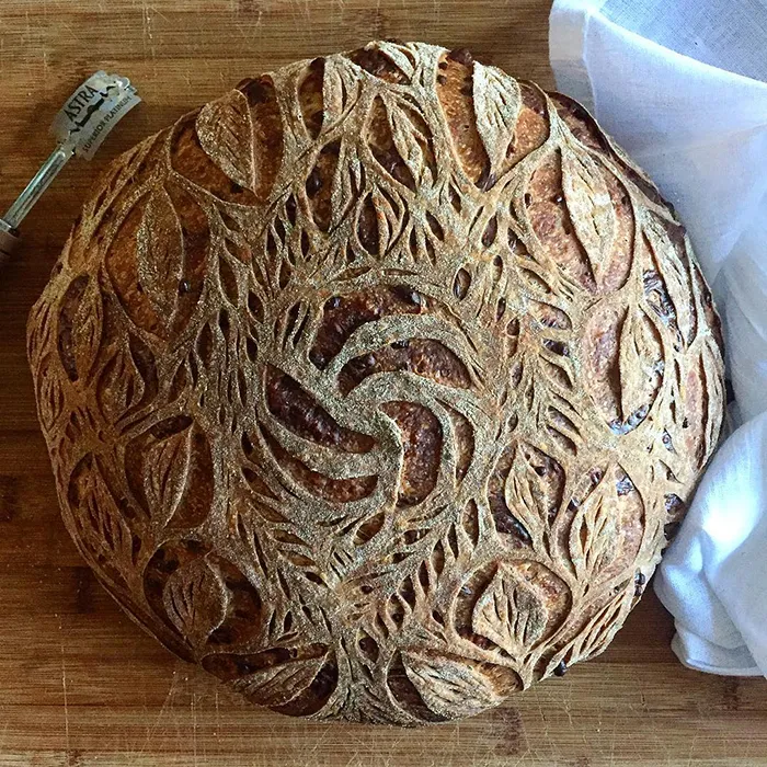 110k People Are Following This Baker Who Creates Intricate Designs Out Of Homemade Bread