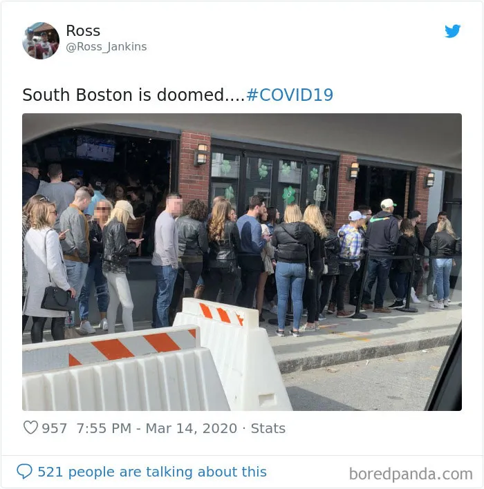Some Idiots Are Mocking Social Distancing And Going To Bars During The Coronavirus Outbreak