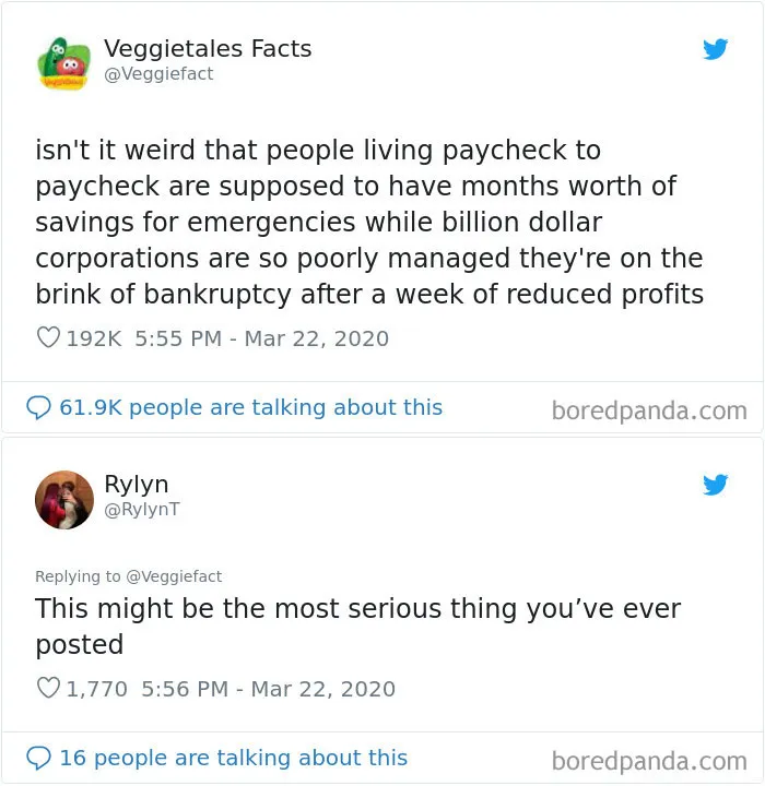 30 Posts Mocking Corporate America During The Coronapocalypse