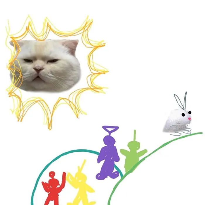 Someone Asks People To Draw A Cat Using This Template And People Create The Wildest Illustrations