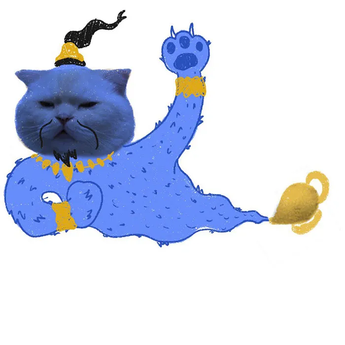 Someone Asks People To Draw A Cat Using This Template And People Create The Wildest Illustrations