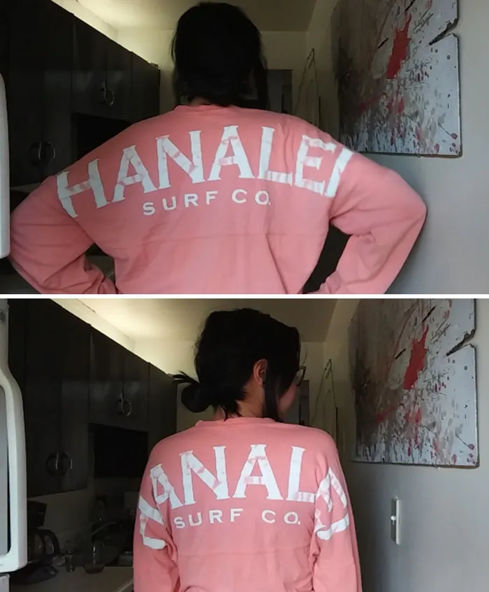 Esta camiseta cuando vas andando